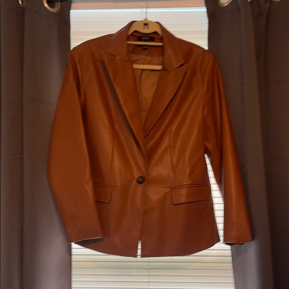 Forever 21 Brown Blazer Tailored Suit Jacket
